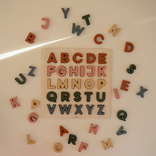 Mushie Wooden alphabet puzzle*