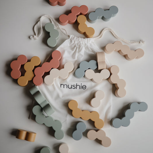 Mushie Wooden balance blocks*