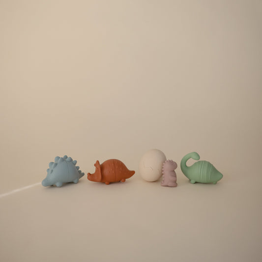 Mushie Bath play set- dinosaur*