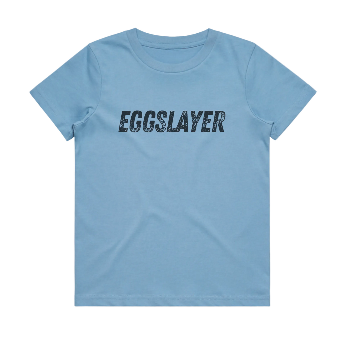 Eggslayer Tee - Cloud Blue Easter Shirt for Kids | Little Rad Things