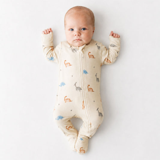 Modal Footie Pajamas - Dinosaurs