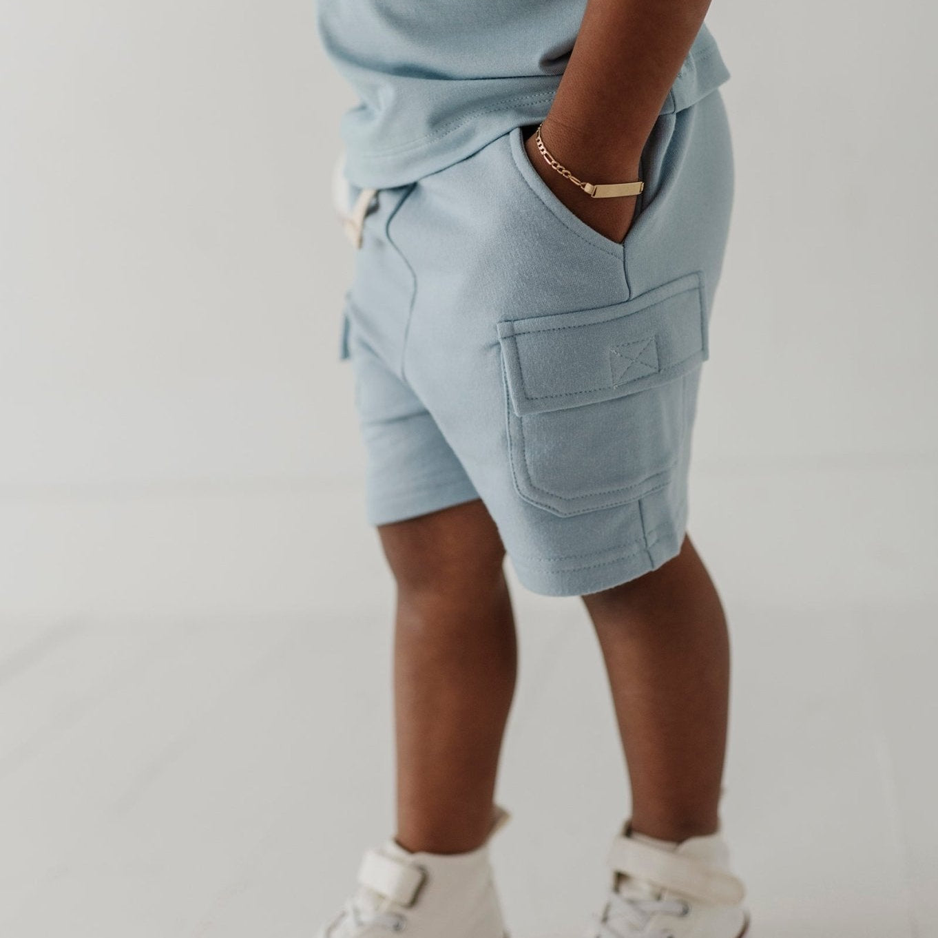 Boys Bamboo Terry Cargo Shorts | babysprouts
