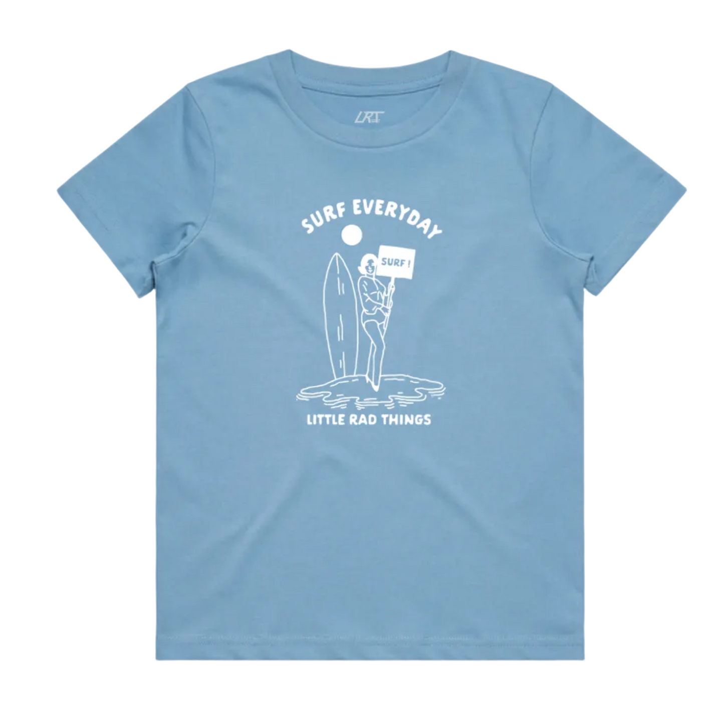 Organic Cotton Short Sleeve T-Shirt - Surfs Up Girl