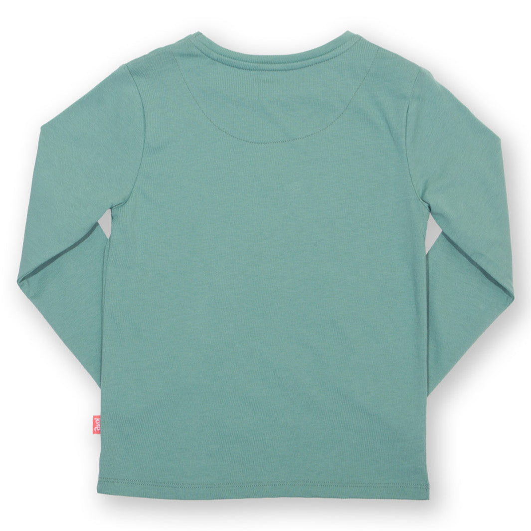 Kite Clothing Organic Girls' Long Sleeved T-Shirt- Folktale Friends Appliqué