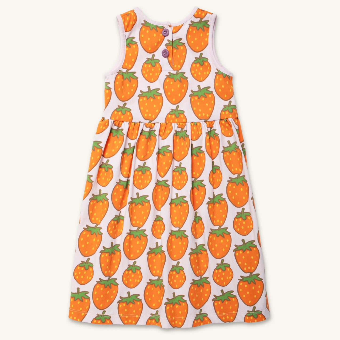 Organic Cotton Tank Dress - Strawberry