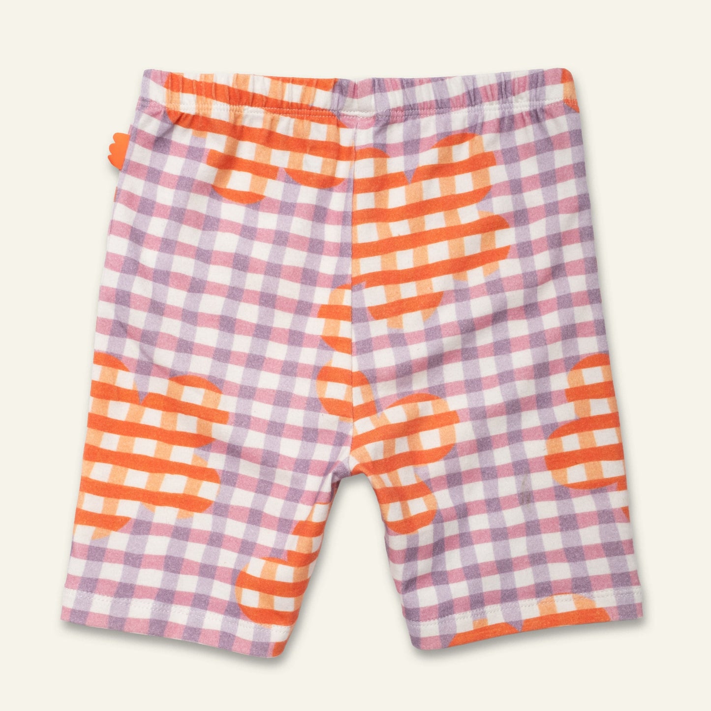 Organic Cotton Bike Short - Flower Gingham