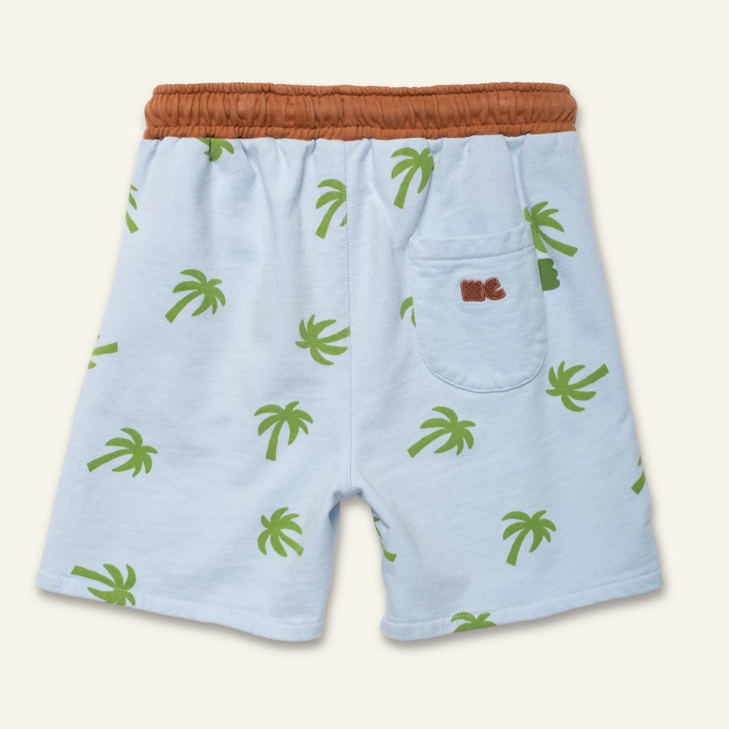 Organic Cotton Shorts - Palm Tree