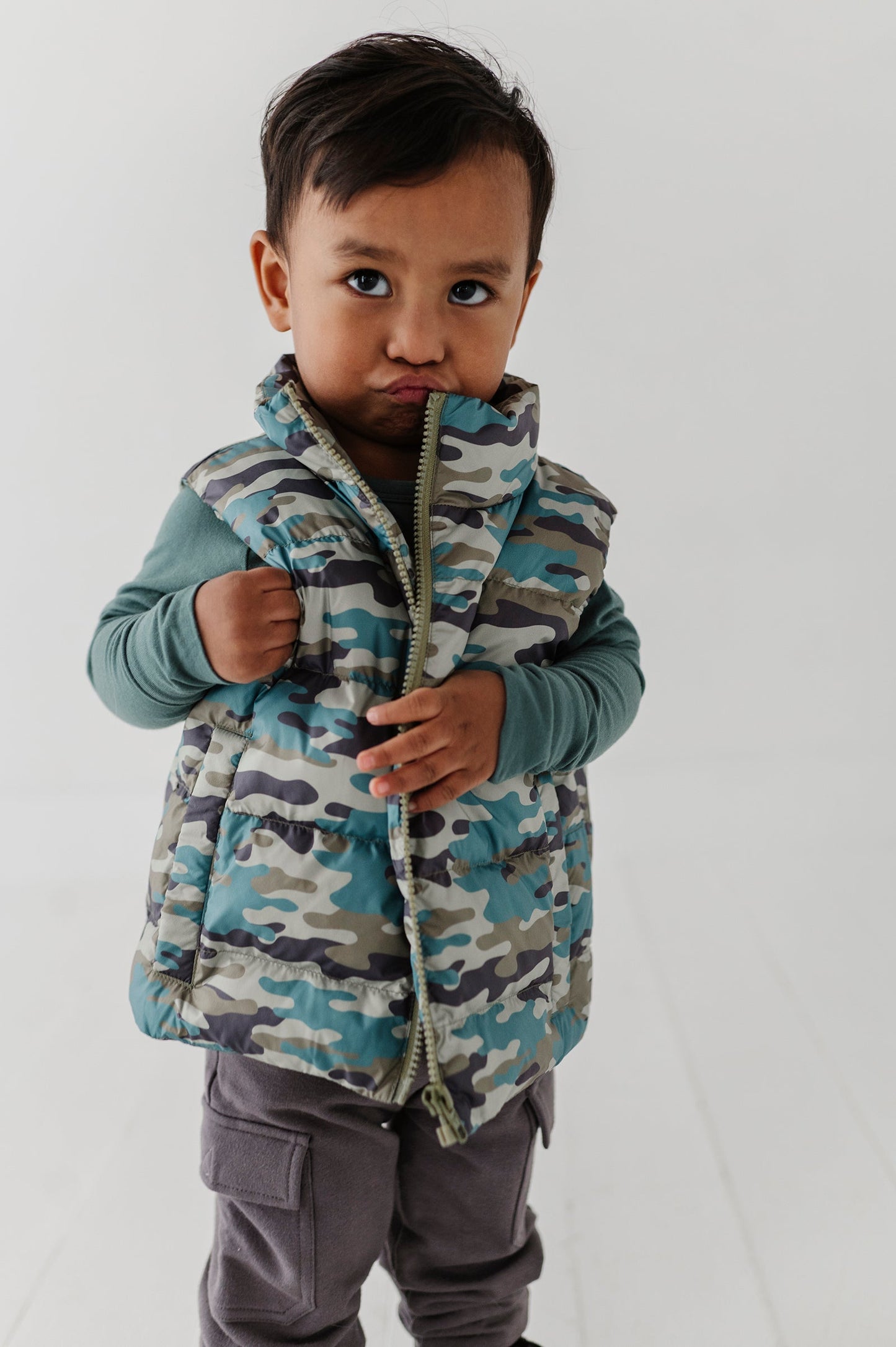 Puffer Vest - Camouflage