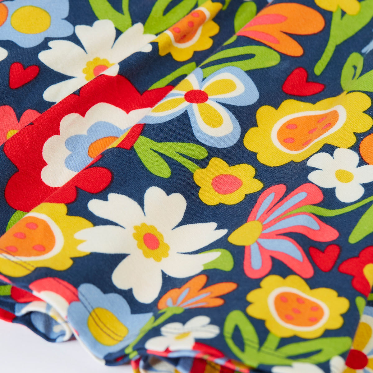 Frugi Organic Cotton Long Sleeve Skater Dress - Beautiful Bunch