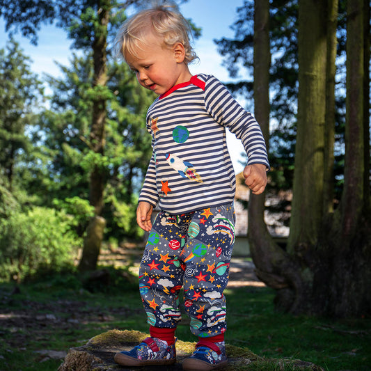 Frugi Organic Cotton Pants - Explore the Stars