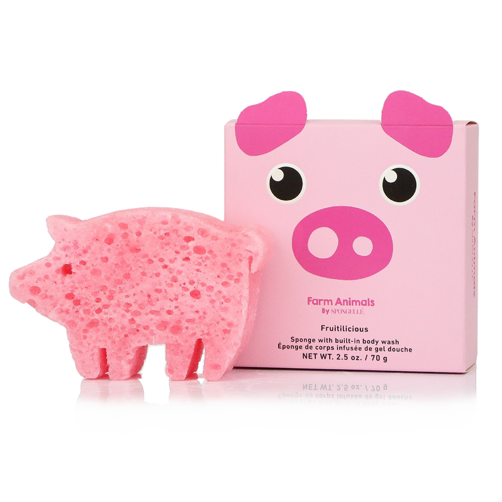 Body Wash Buffer 3-Pack - Farm Animals