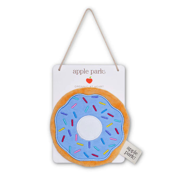 Apple Park organic Mini crinkle blankie- donut