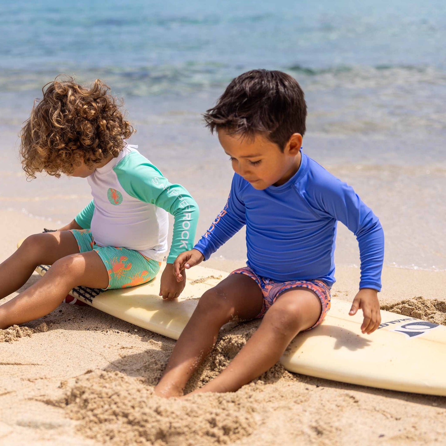 Snapper Rock Sustainable Long Sleeved Swim Set- Tropicana Vacay