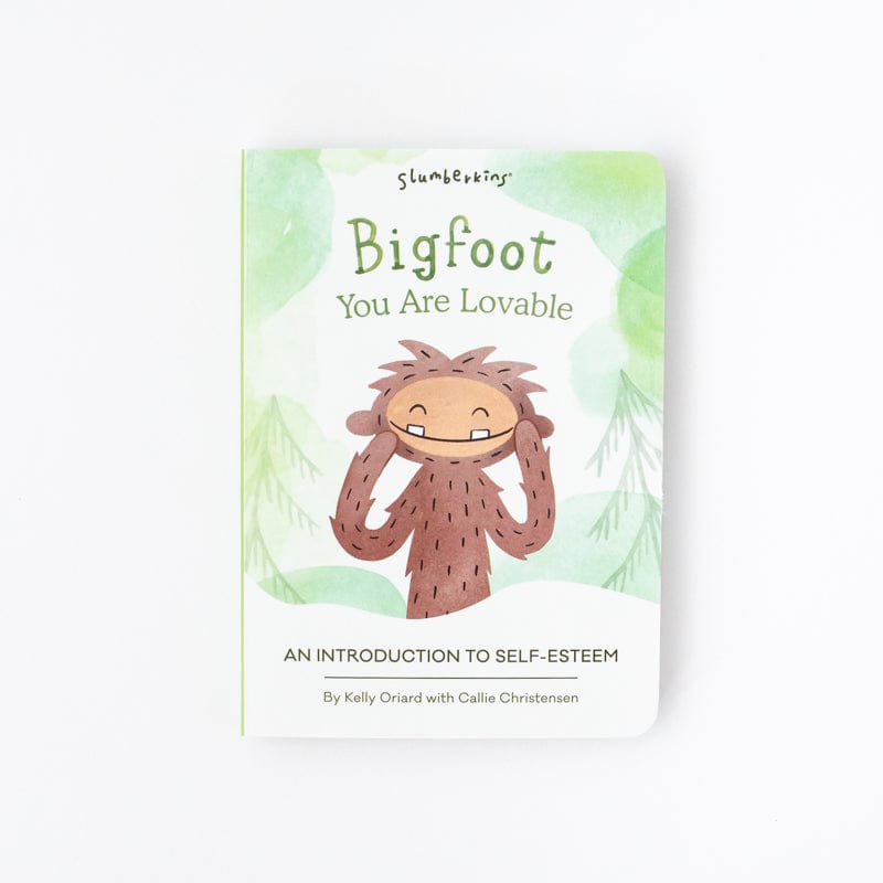 Bigfoot Snuggler Lovey & Self-Esteem Books Set