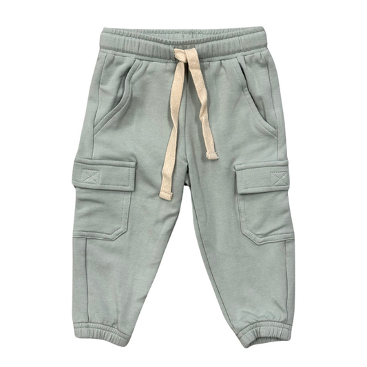Boys Bamboo Terry Cargo Pants - Durable Kids Pants | babysprouts