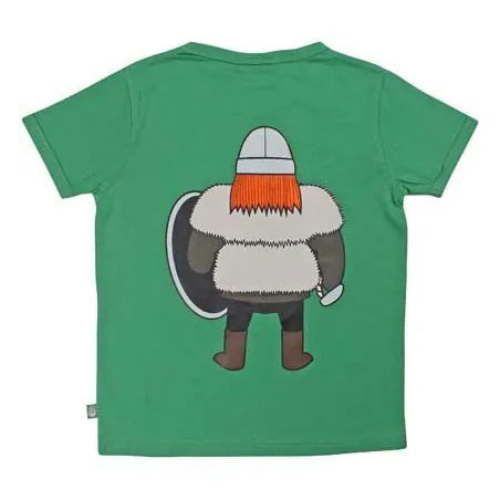 Danefae Basic tee- green Ragnar, back