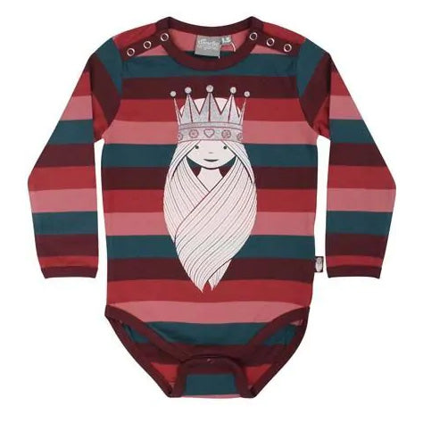 Danefae organic Bodysuit- striped princess