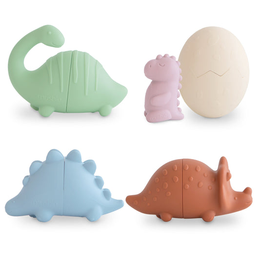 Mushie Bath play set- dinosaur*