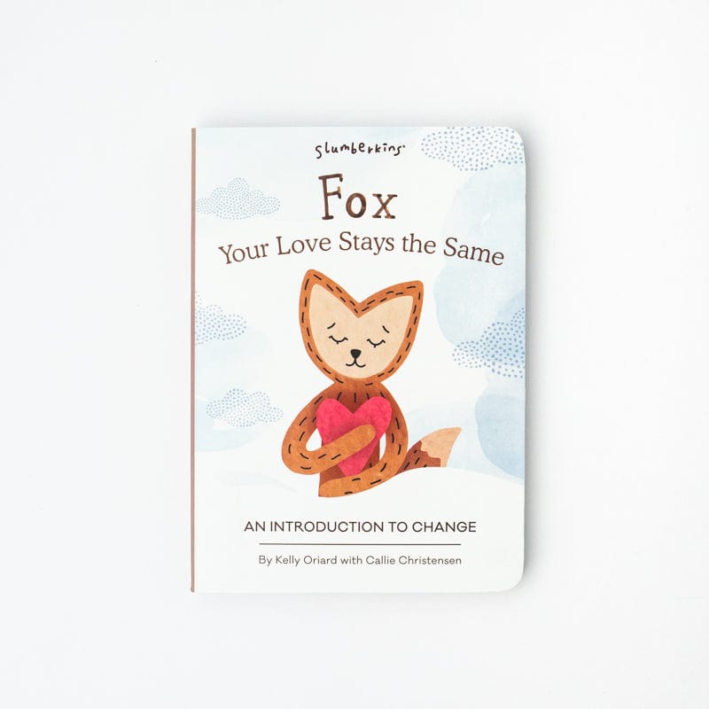 Fox Snuggler Lovey & Coping with Change Books Set
