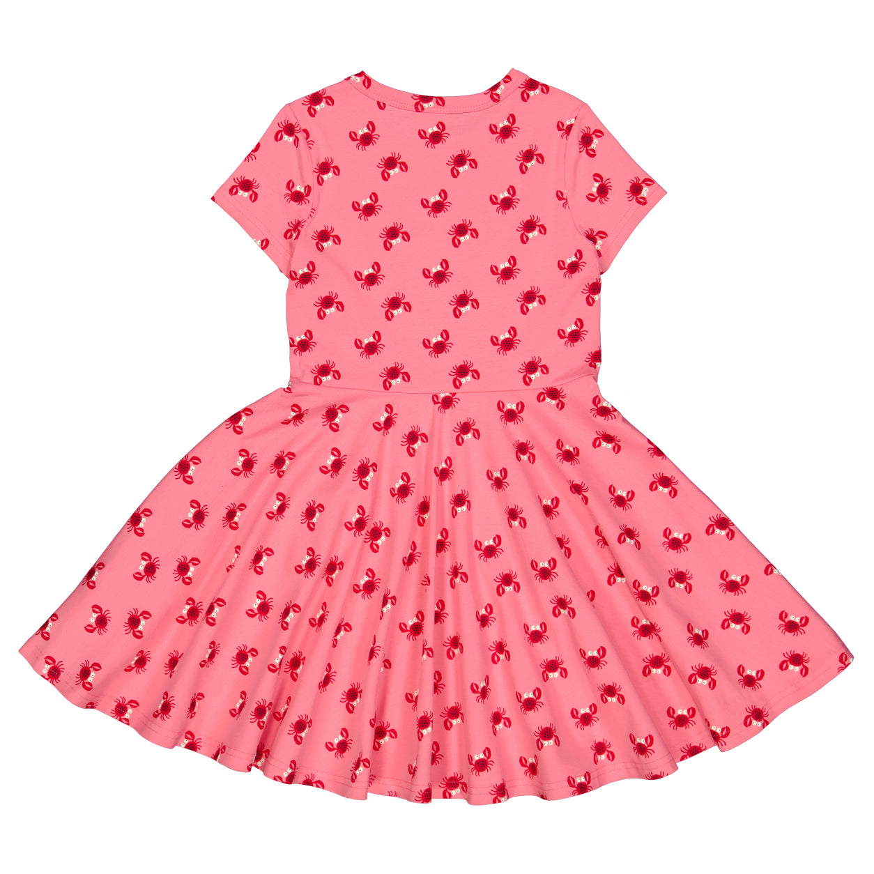 Fred's World organic Swing dress- pink crab, back