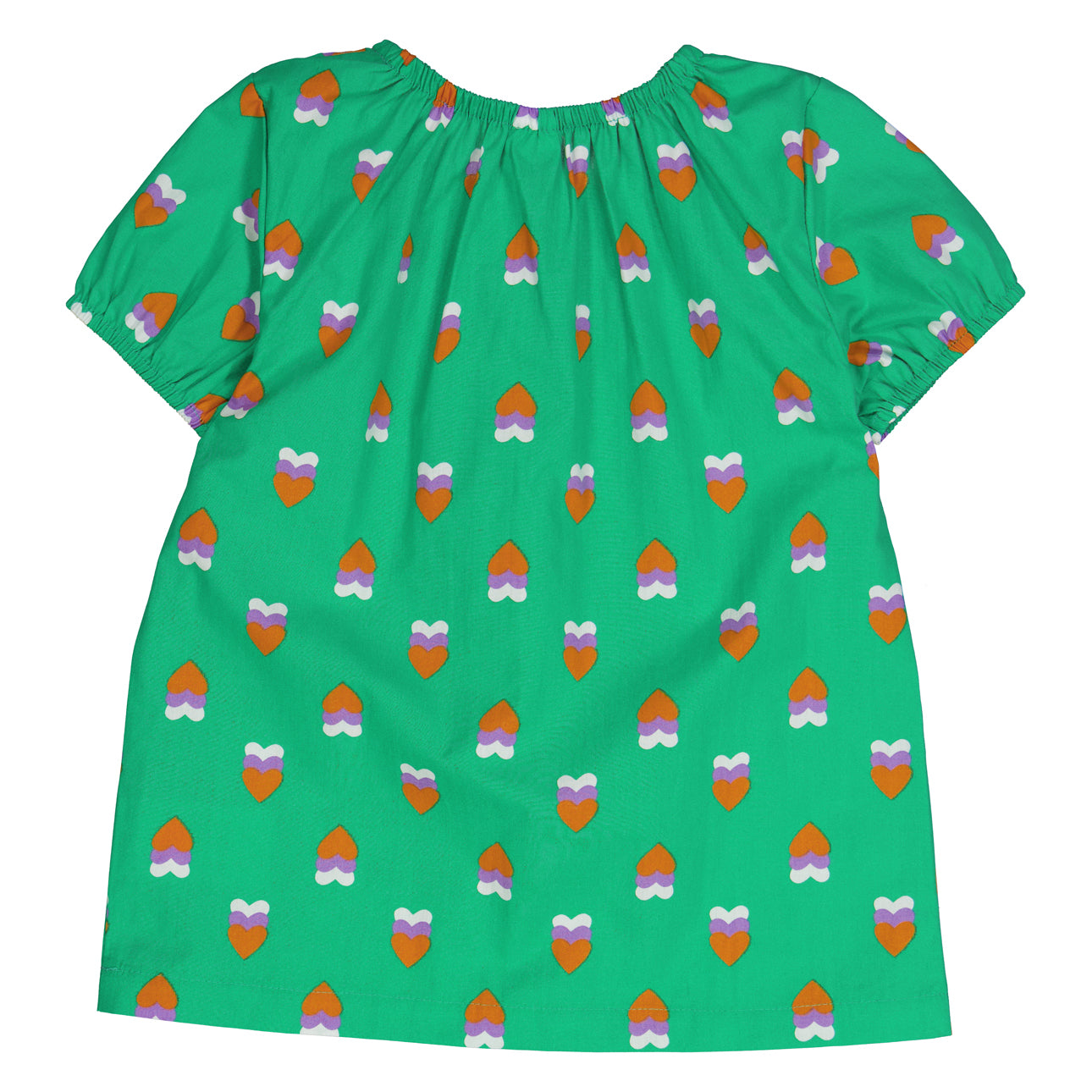 Fred's World organic Short sleeve top- heartbeat, back