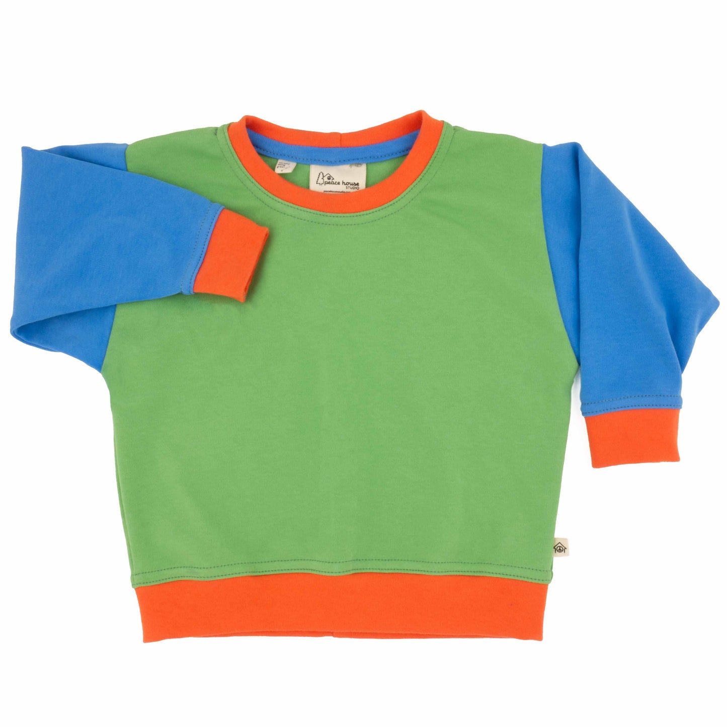 Colorblock sweatshirt- baby, various colors*