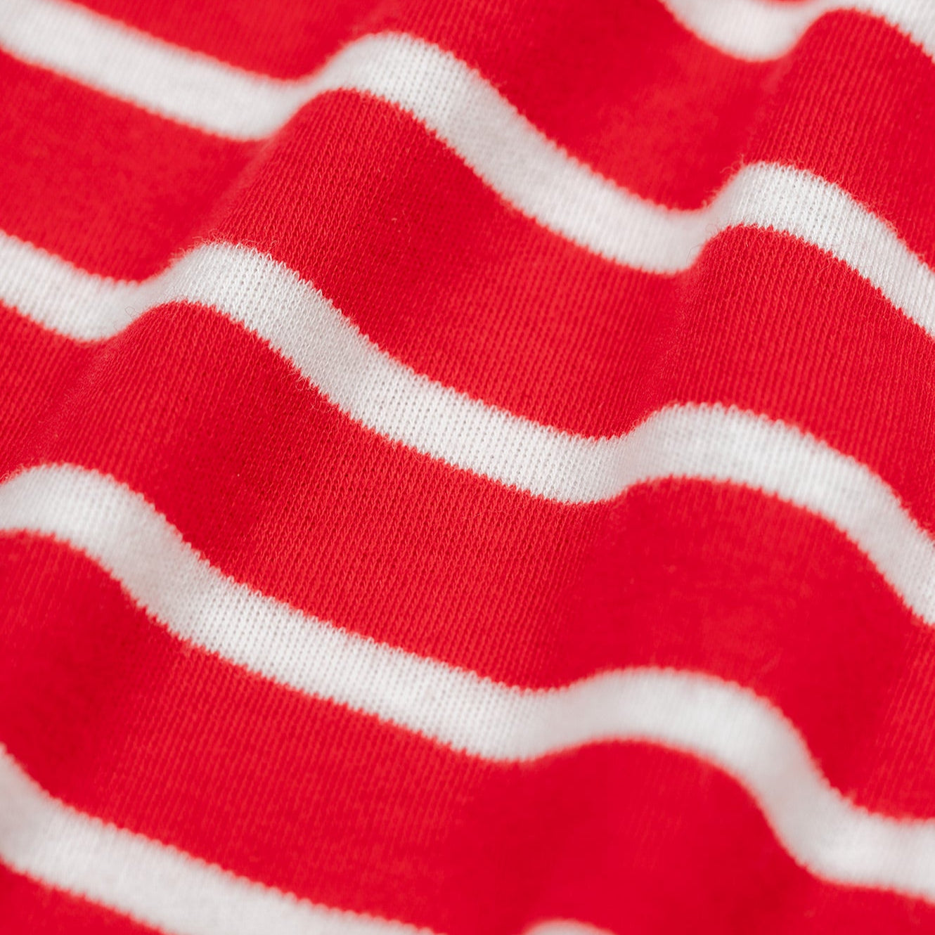 Frugi Organic Long Sleeved T-Shirt- Red Stripe/Dog Appliqué