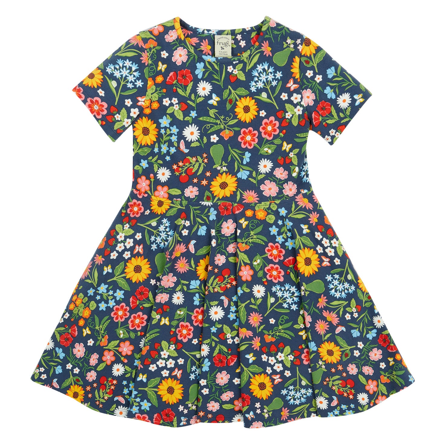 skater dress girls Favoffer Girls' Spring-Summer Multicolor Gradient Elegant Skater Dress & Round-Neck Sleeveless Flared Dress for Casual, Party, Dance, Photoshoot 3-14Y