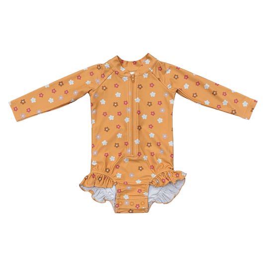 babysprouts Ruffle Rash Guard Swimsuit