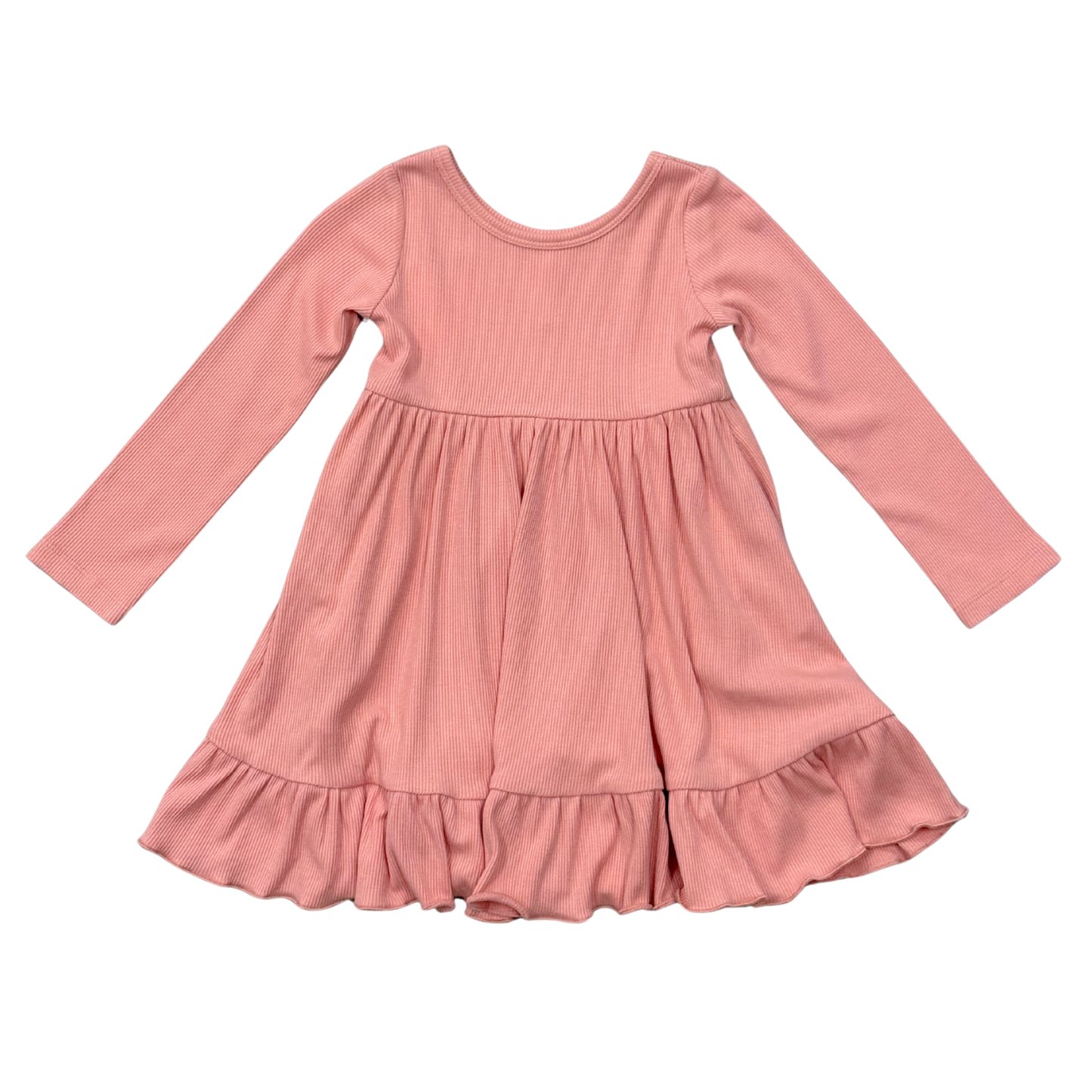 Bamboo Ribbed Ballet Dress - Mellow Rose