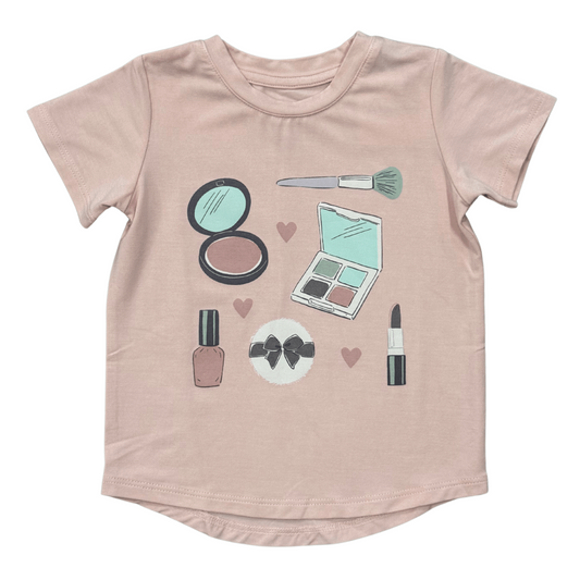 Girls Bamboo Viscose Short Sleeve Tee - Classic Kids Shirt | babysprouts