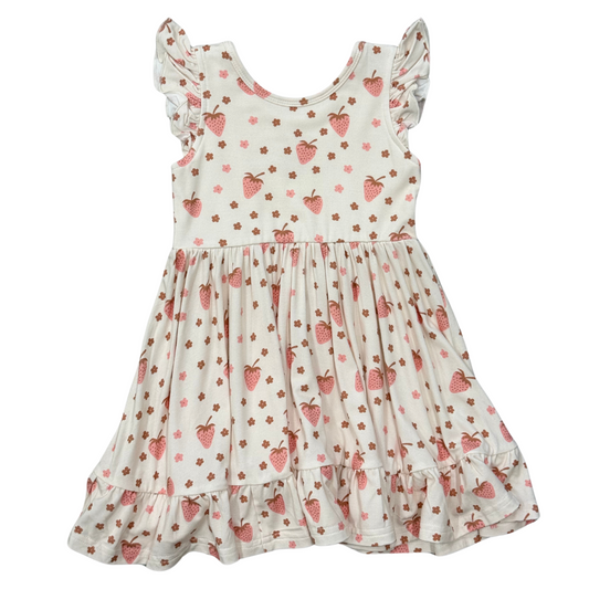 Girls Bamboo Viscose Sleeveless Twirl Dress - Kids Dress | babysprouts