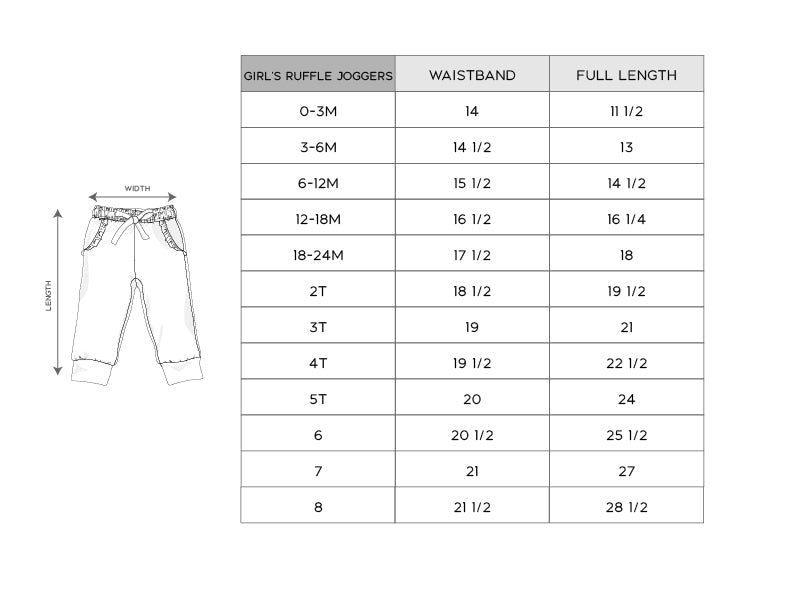Bamboo Terry Joggers - Various Colors