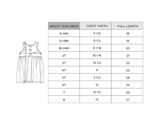 Bamboo Henley Tank Dress - American Cowgirl