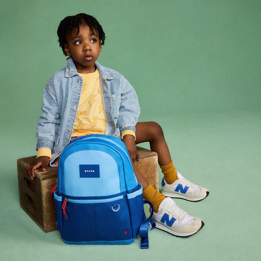 Kane Mini Backpack - Blue/Light Blue Colorblock
