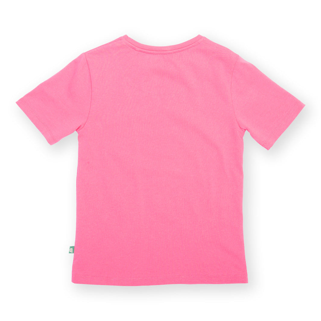 Organic Cotton Short Sleeve T-Shirt Strawberry Appliqué | Kite Clothing