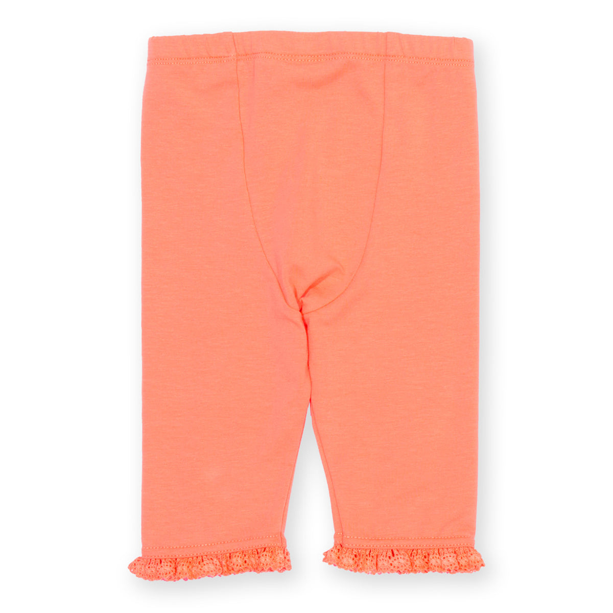 Organic Cotton Tangerine Pedal Pushers Kids Capris | Kite Clothing