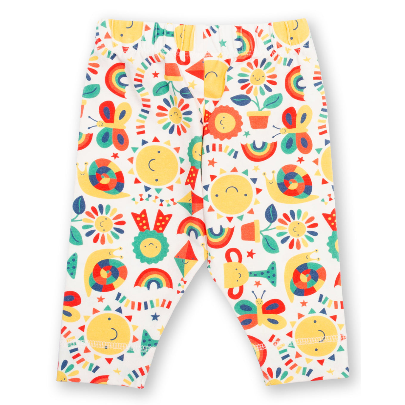 Kite organic Baby pants- sunshine & rainbows, back