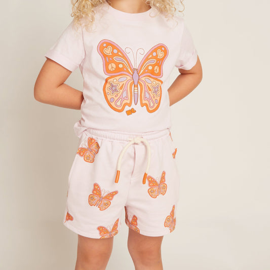 Organic Cotton Shorts - Butterfly