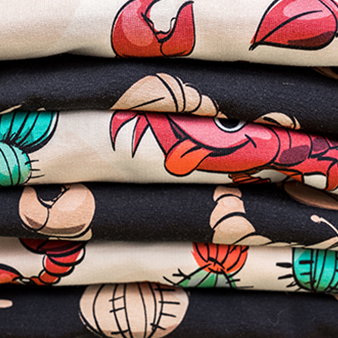 Mullido Organic Boys' Sweatpants- Scorpion, Black