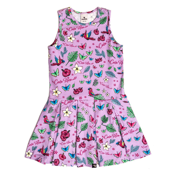 Mullido Organic Sleeveless Dress- Lilac Costa Rica 3-4Y (98/104) Mullido Organic Sleeveless Dress- Lilac Costa Rica 3-4Y (98/104)