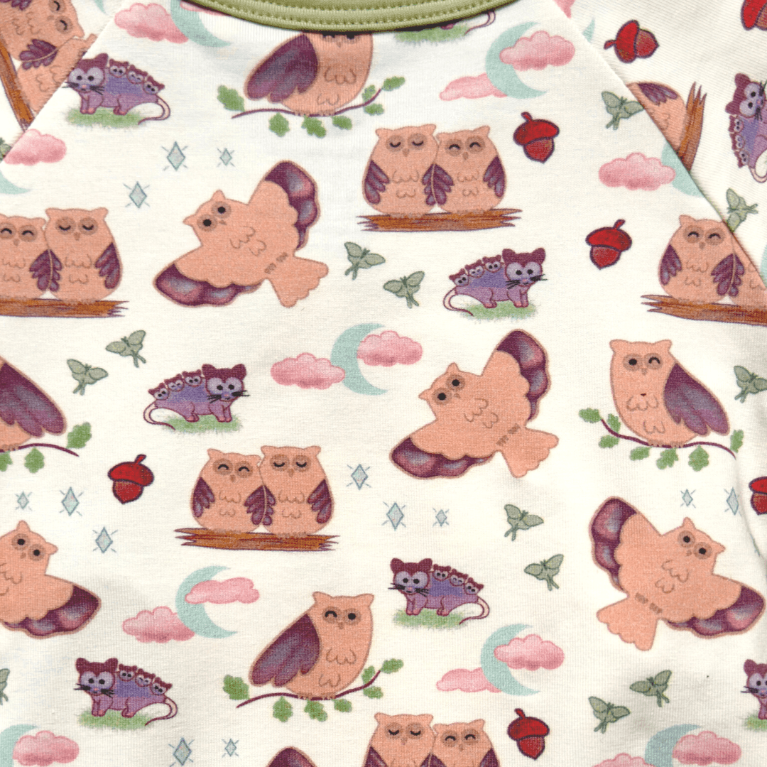 Kolorful Organic Pima Cotton Babies' Kimono Short Romper- Nocturnal