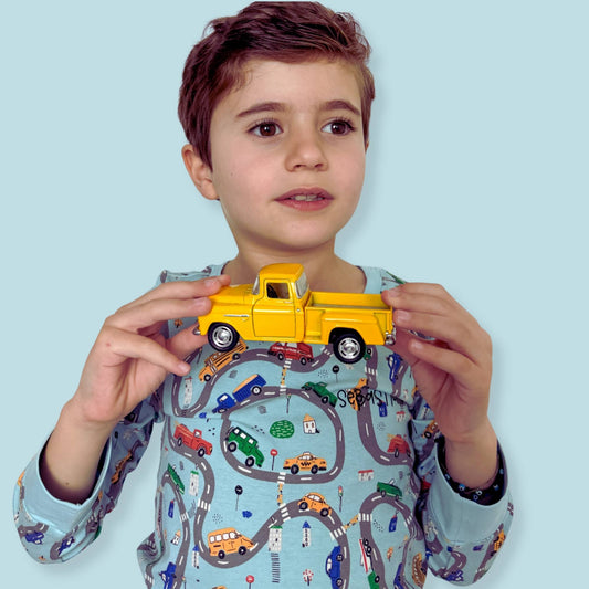 Norani organic Pajamas- cars