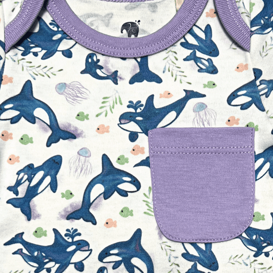 Kolorful Bodysuit & pants set- orca*