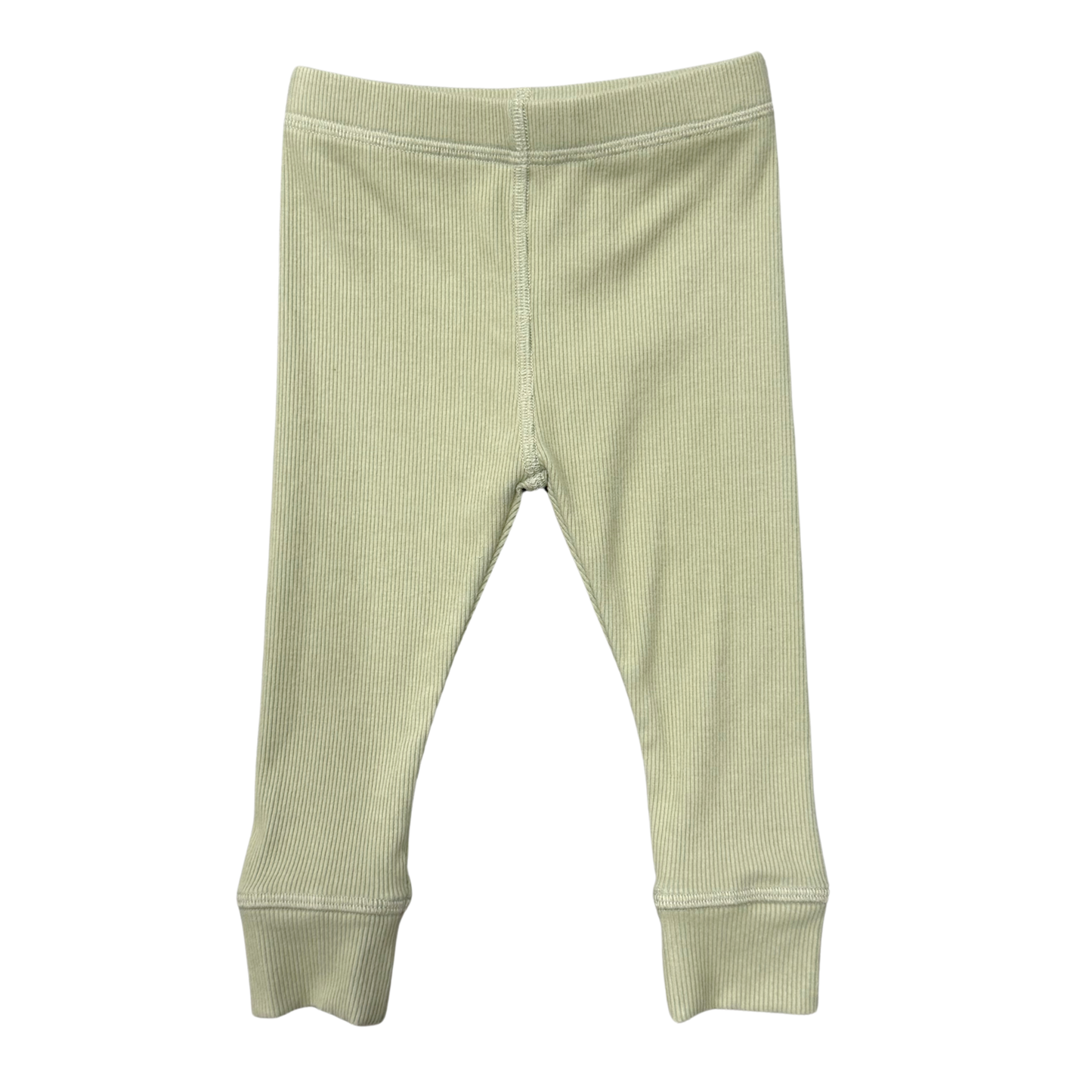 Bamboo/Cotton Ribbed Leggings - Sage
