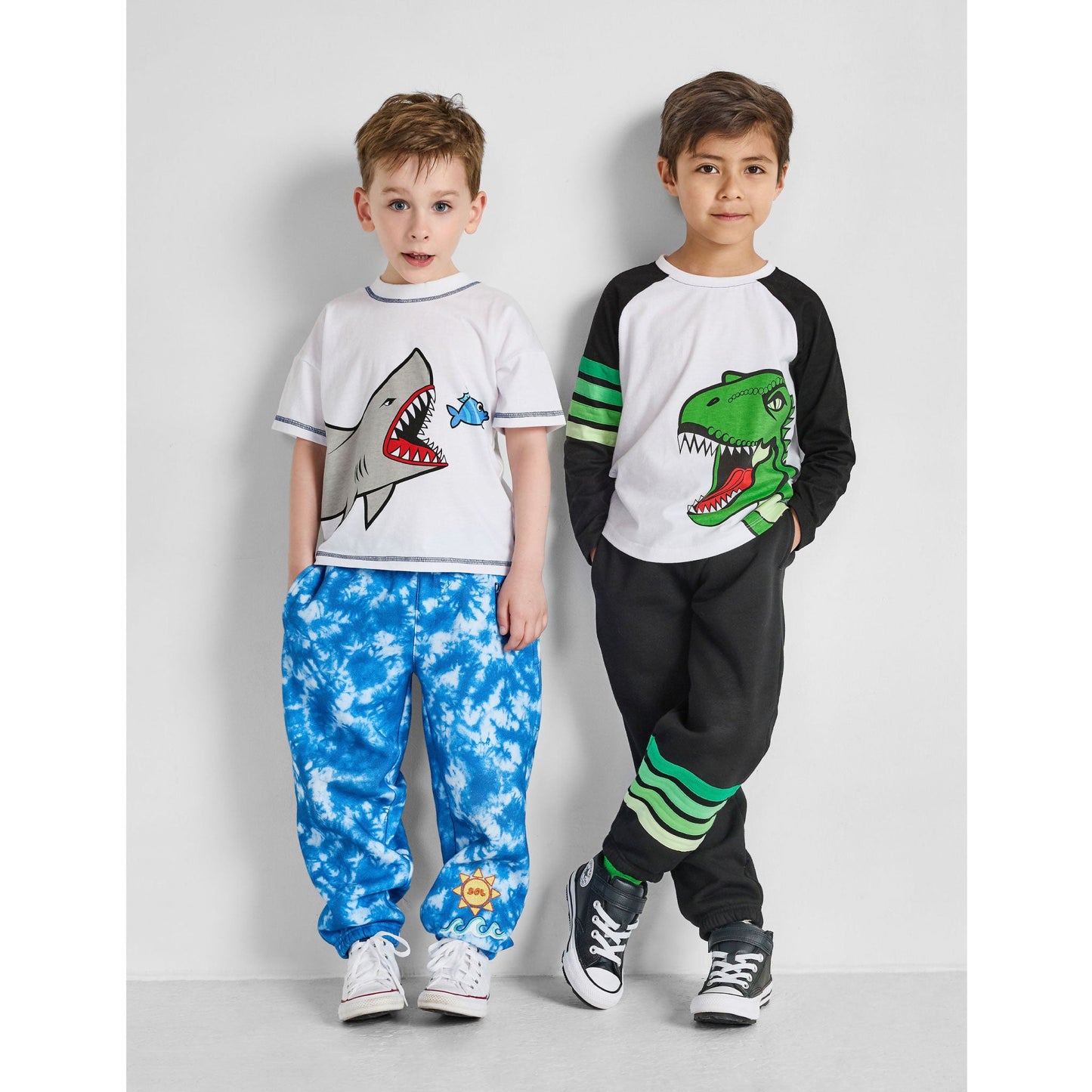 Ocean Tie-Dye Joggers - Organic Cotton & Recycled Polyester | Rebloomed Kids