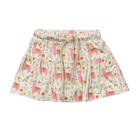 Girls Bamboo Viscose Skort with Built-In Shorts | babysprouts