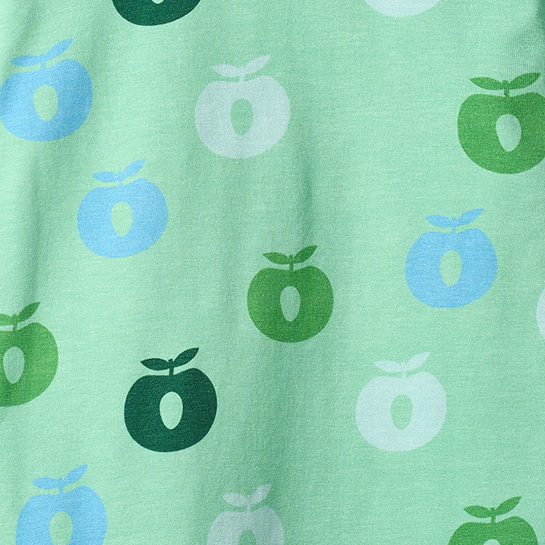 Long-sleeved t-shirt- apples, spring meadow
