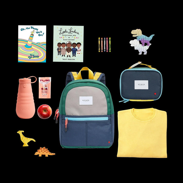 State Bags Kane kids mini backpack- unicorns, capacity