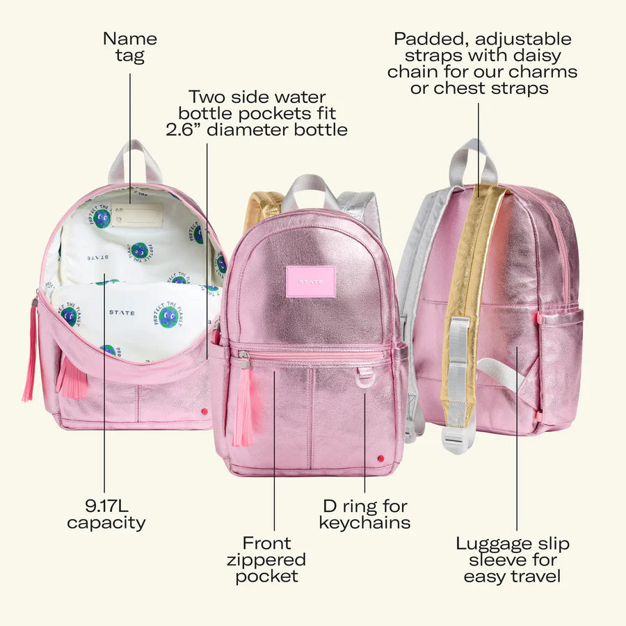 State Bags Kane Kids Mini Backpack- Unicorn, Corduroy